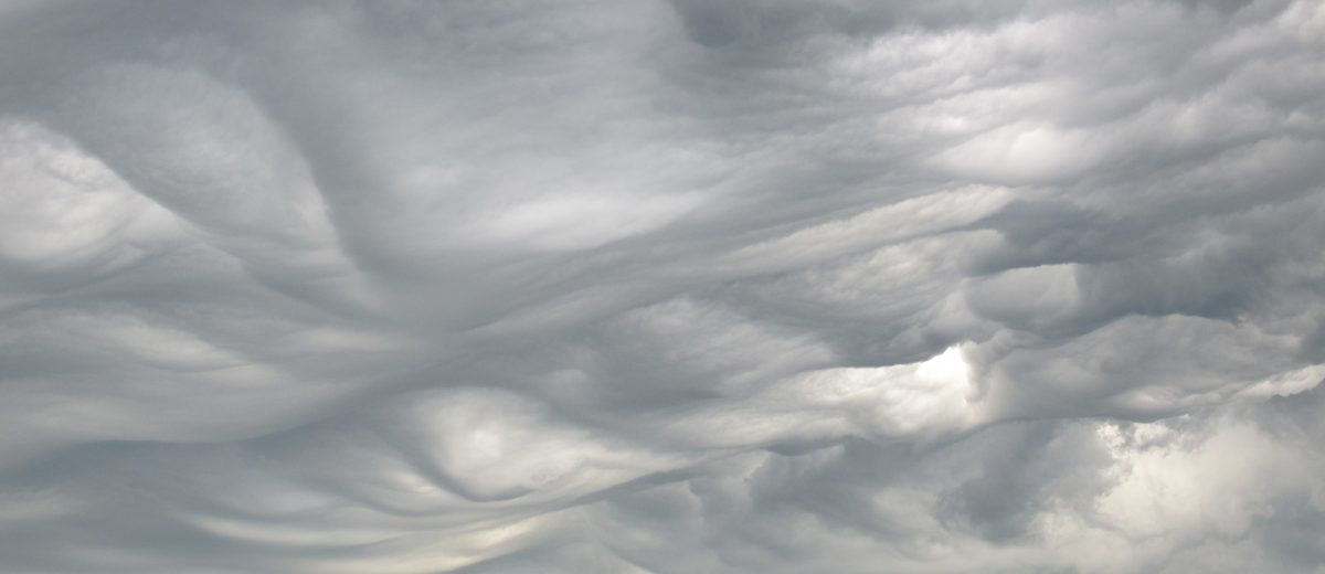 photo of an interesting cloud formation