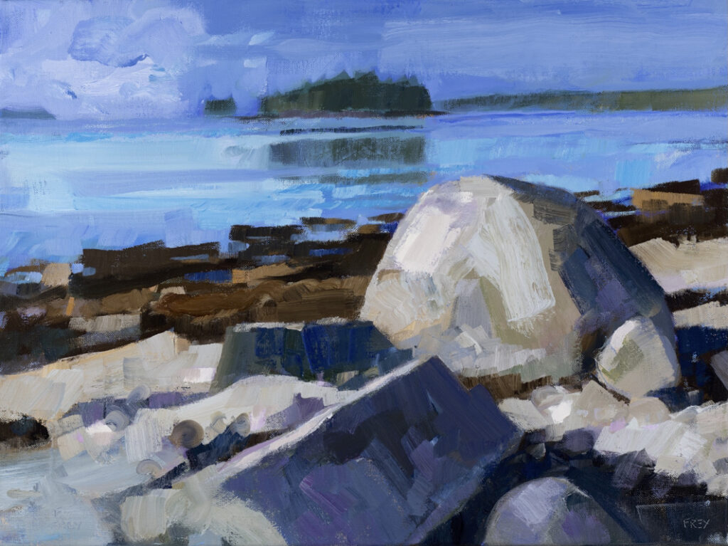 Painting - Phil Frey - Bold Coast Oil on Canvas