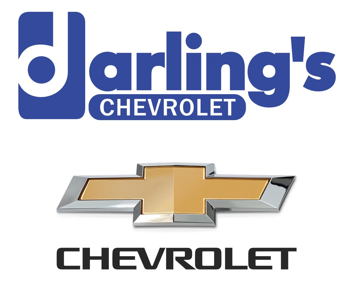 Darling's Chevrolet logo (at top) and Chevrolet bowtie logo (at bottom)