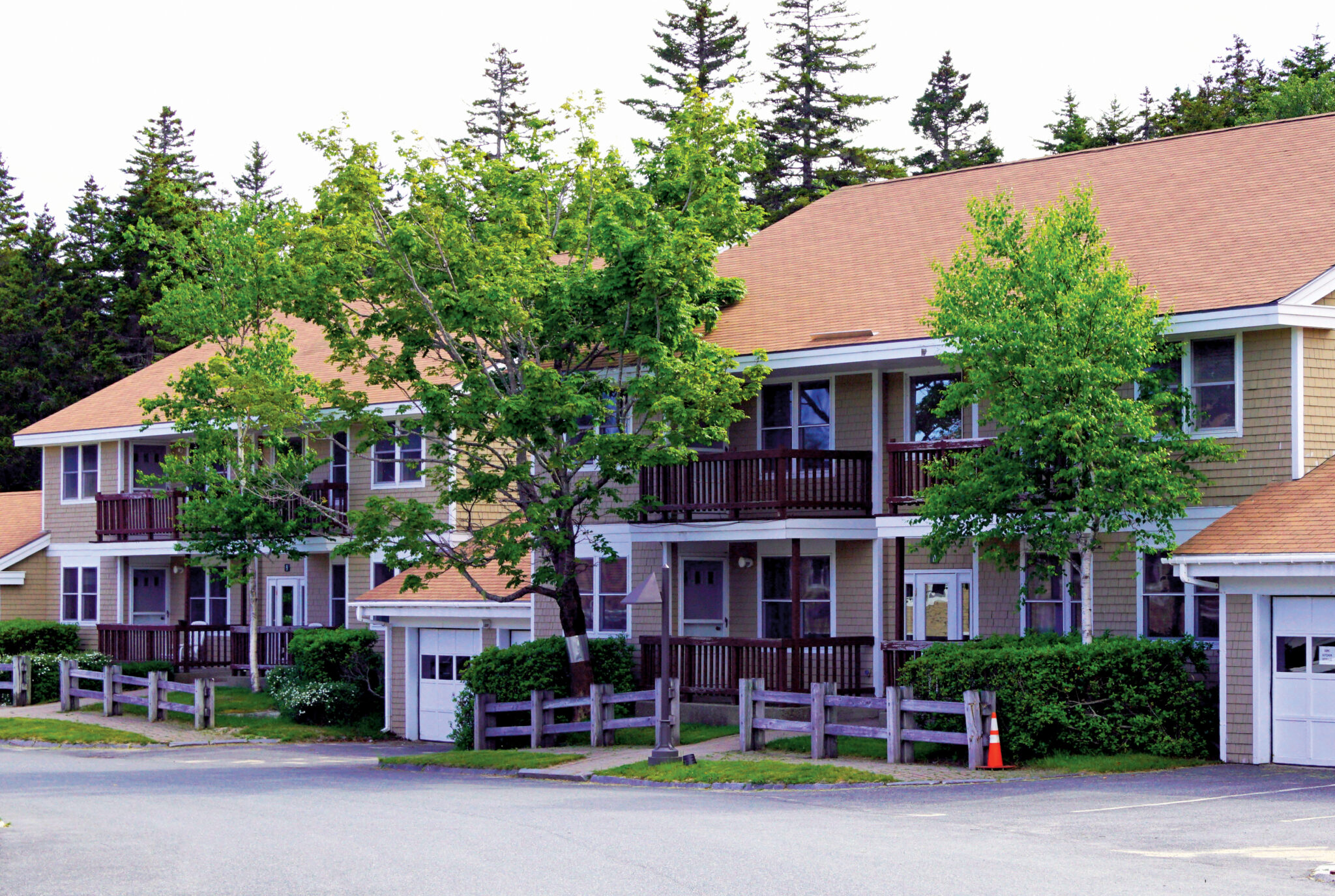 Street view the Schoodic Shores apartments at Schoodic Institute.